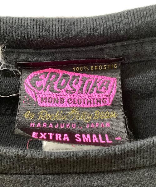 Rockin' Jelly Bean（ロッキン・ジェリー・ビーン）Rockin' Jelly Bean (ロッキン・ジェリー・ビーン) 半袖カットソー ブラック サイズ:Sの古着・服飾アイテム