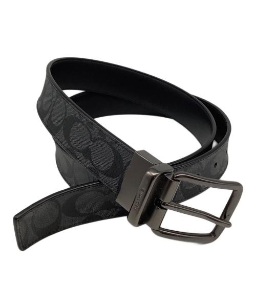 COACH（コーチ）COACH (コーチ) レザーベルト ブラックの古着・服飾アイテム