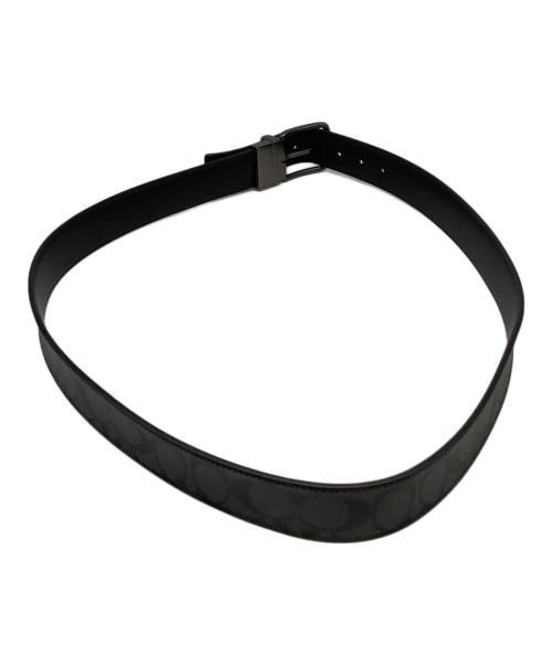 COACH（コーチ）COACH (コーチ) レザーベルト ブラックの古着・服飾アイテム