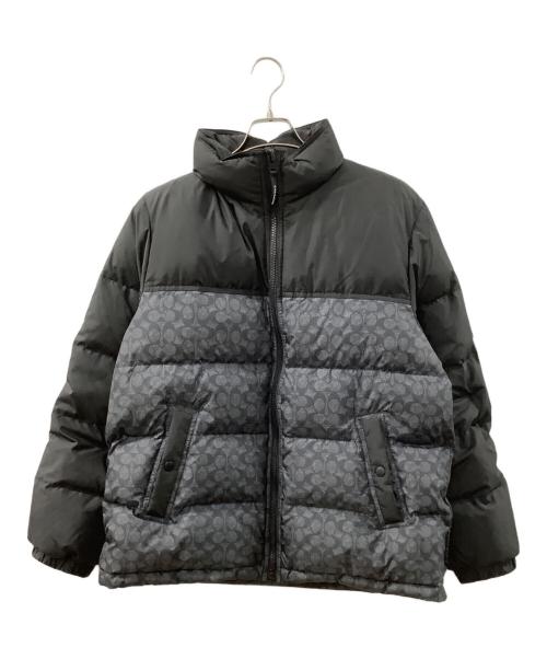 COACH（コーチ）COACH (コーチ) ダウンジャケット ブラック サイズ:Lの古着・服飾アイテム
