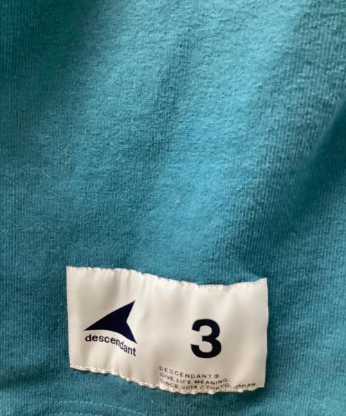 DESCENDANT（ディセンダント）DESCENDANT (ディセンダント) 長袖カットソー スカイブルー サイズ:3の古着・服飾アイテム