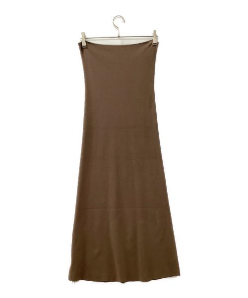 BABYLONE（バビロン）BABYLONE (バビロン) ニットベアOP ブラウン サイズ:F 未使用品の古着・服飾アイテム