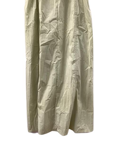 RAY BEAMS（レイ ビームス）RAY BEAMS (レイ ビームス) ネック ストラップ パフ ワンピース 黄緑の古着・服飾アイテム