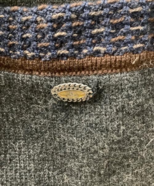 CHANEL（シャネル）CHANEL (シャネル) 薄手カーディガン グレー サイズ:38の古着・服飾アイテム