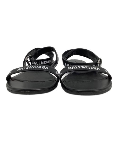 BALENCIAGA（バレンシアガ）BALENCIAGA (バレンシアガ) ストラップサンダル ブラック サイズ:38の古着・服飾アイテム