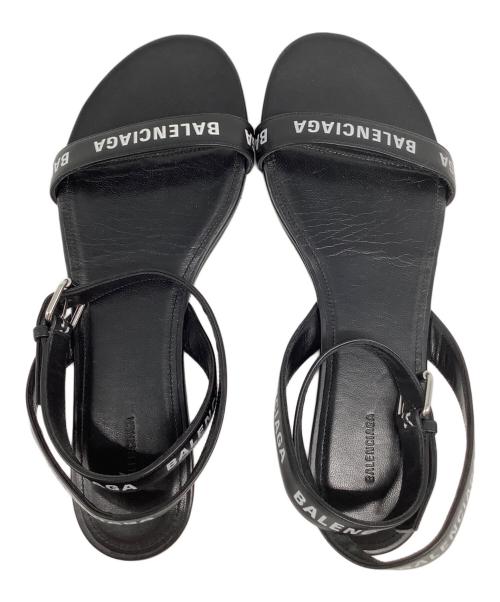 BALENCIAGA（バレンシアガ）BALENCIAGA (バレンシアガ) ストラップサンダル ブラック サイズ:38の古着・服飾アイテム