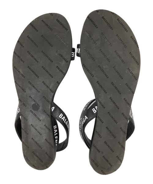 BALENCIAGA（バレンシアガ）BALENCIAGA (バレンシアガ) ストラップサンダル ブラック サイズ:38の古着・服飾アイテム