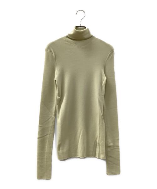 HERMES（エルメス）HERMES (エルメス) 薄手ニット ベージュ サイズ:38の古着・服飾アイテム