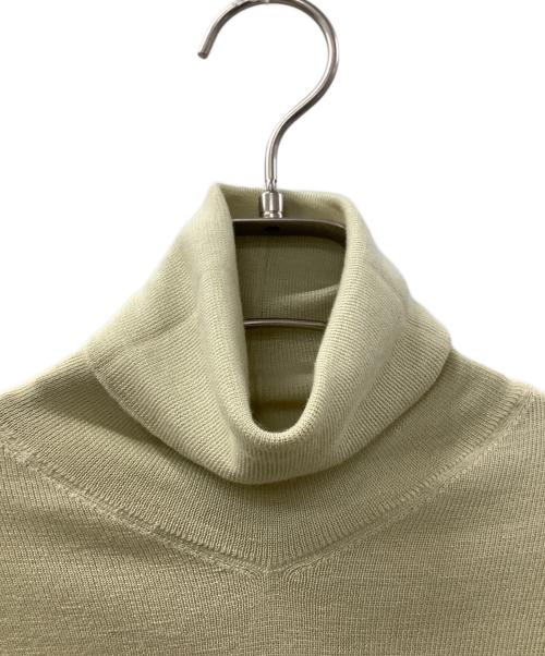 HERMES（エルメス）HERMES (エルメス) 薄手ニット ベージュ サイズ:38の古着・服飾アイテム