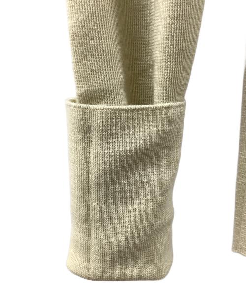 HERMES（エルメス）HERMES (エルメス) 薄手ニット ベージュ サイズ:38の古着・服飾アイテム