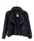 CHANELシャネル）の古着「ツイードジャケット」｜ネイビー
