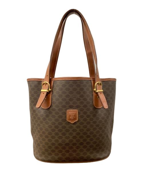 CELINE（セリーヌ）CELINE (セリーヌ) マカダム トートバッグ ブラウンの古着・服飾アイテム
