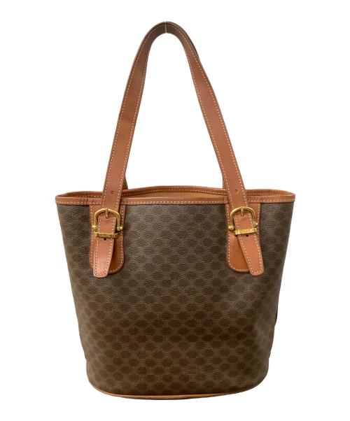 CELINE（セリーヌ）CELINE (セリーヌ) マカダム トートバッグ ブラウンの古着・服飾アイテム