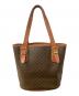 CELINE (セリーヌ) マカダム トートバッグ ブラウン：23000円