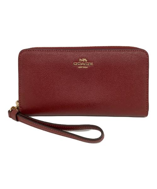 COACH（コーチ）COACH (コーチ) 長財布 レッドの古着・服飾アイテム