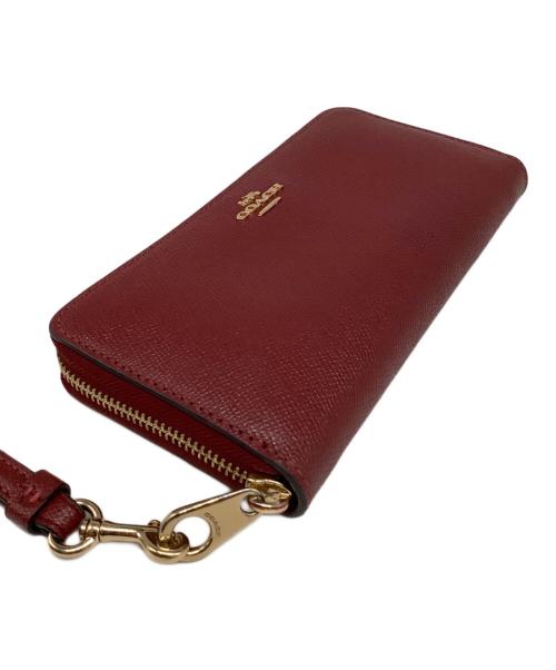 COACH（コーチ）COACH (コーチ) 長財布 レッドの古着・服飾アイテム