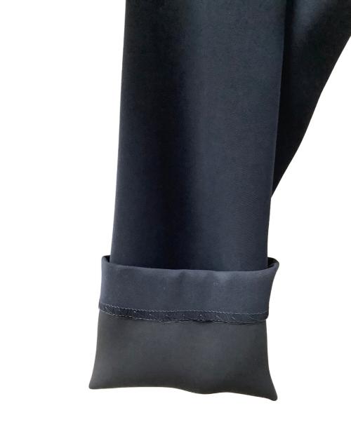 YOKO CHAN（ヨーコチャン）YOKO CHAN (ヨーコチャン) ロングスリーブ フリルトリム ネイビー サイズ:40の古着・服飾アイテム