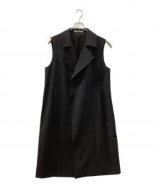 theory luxe（セオリーリュクス）の古着「ロングジレ」｜ブラック