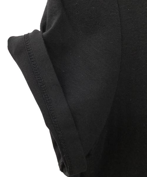 YOKO CHAN（ヨーコチャン）YOKO CHAN (ヨーコチャン) ヘムギャザーカットソー ブラック サイズ:38の古着・服飾アイテム