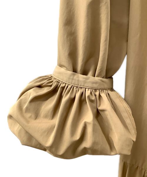 EFFE BEAMS（エッフェ ビームス）EFFE BEAMS (エッフェ ビームス) ティアードボウタイワンピース ベージュ サイズ:38の古着・服飾アイテム