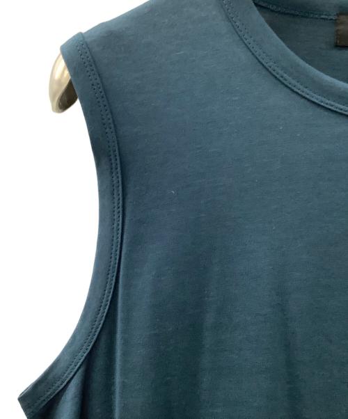 SACRA（サクラ）SACRA (サクラ) ノースリーブワンピース グリーン サイズ:38 未使用品の古着・服飾アイテム