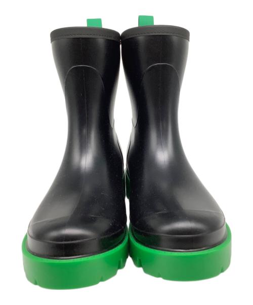 GIABORGHINI（ジアボルギーニ）GIABORGHINI (ジアボルギーニ) レインブーツ ブラック×グリーン サイズ:39の古着・服飾アイテム
