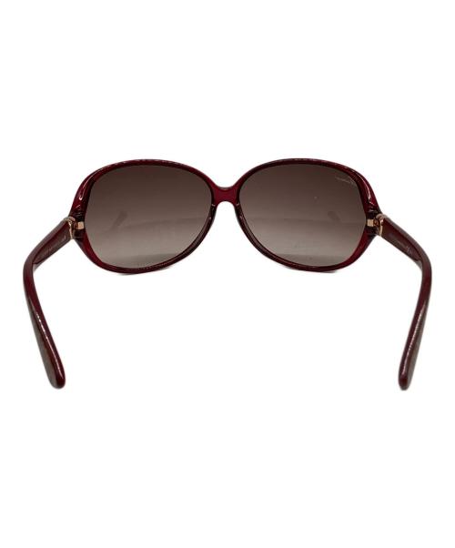 GUCCI（グッチ）GUCCI (グッチ) サングラス レッド×ゴールドの古着・服飾アイテム