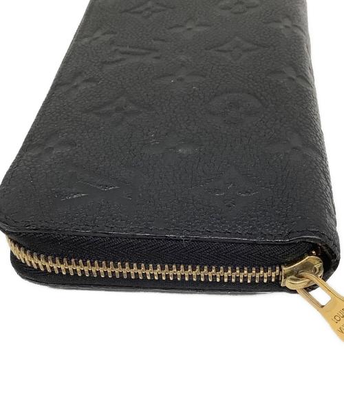 LOUIS VUITTON（ルイ ヴィトン）LOUIS VUITTON (ルイ ヴィトン) ジッピーウォレット	モノグラム・アンプラント ブラックの古着・服飾アイテム