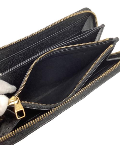 LOUIS VUITTON（ルイ ヴィトン）LOUIS VUITTON (ルイ ヴィトン) ジッピーウォレット	モノグラム・アンプラント ブラックの古着・服飾アイテム