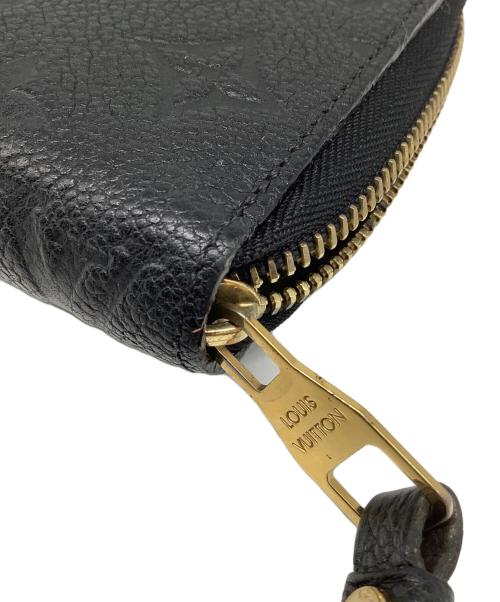 LOUIS VUITTON（ルイ ヴィトン）LOUIS VUITTON (ルイ ヴィトン) ジッピーウォレット	モノグラム・アンプラント ブラックの古着・服飾アイテム