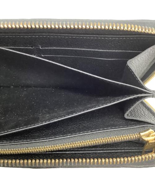 LOUIS VUITTON（ルイ ヴィトン）LOUIS VUITTON (ルイ ヴィトン) ジッピーウォレット	モノグラム・アンプラント ブラックの古着・服飾アイテム