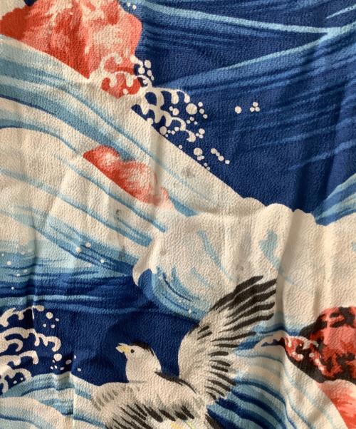 Sun Surf TOKYO（サンサーフ）Sun Surf TOKYO (サンサーフ) 半袖シャツ ブルー×ベージュ サイズ:Mの古着・服飾アイテム