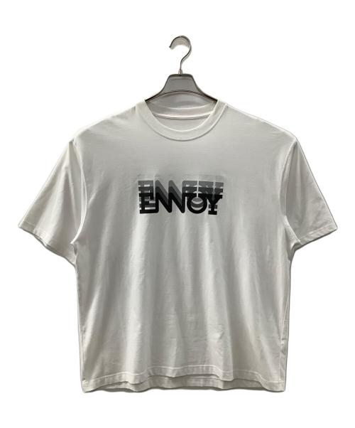 ENNOY（エンノイ）ENNOY (エンノイ) Electric Logo GradationTシャツ ホワイト サイズ:Lの古着・服飾アイテム