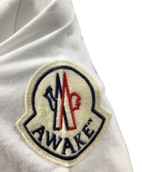MONCLER（モンクレール）MONCLER (モンクレール) AWAKE (アウェイク) 半袖カットソー ホワイト サイズ:XXLの古着・服飾アイテム