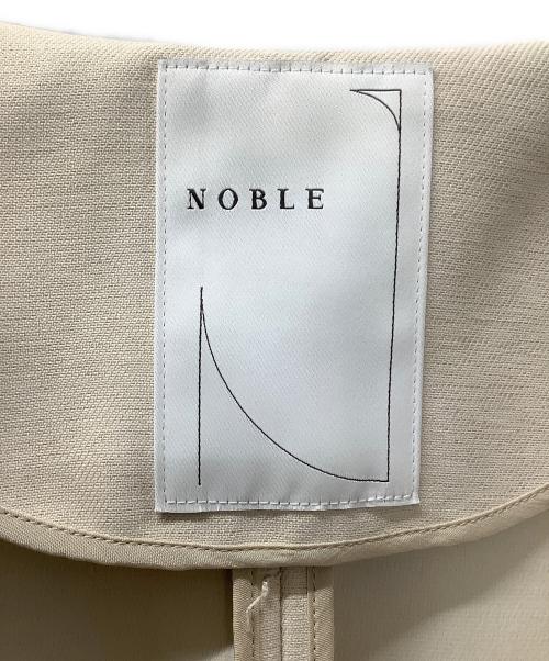 Noble（ノーブル）Noble (ノーブル) ガウンコート ベージュ サイズ:36の古着・服飾アイテム