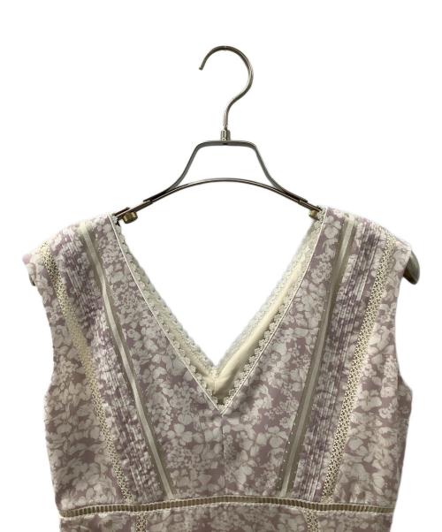 HER LIP TO（ハーリップトゥ）HER LIP TO (ハーリップトゥ) ノースリーブ・キャミソールワンピース ピンク サイズ:Sの古着・服飾アイテム