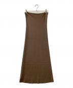 BABYLONEバビロン）の古着「ニットベアOP」｜ブラウン