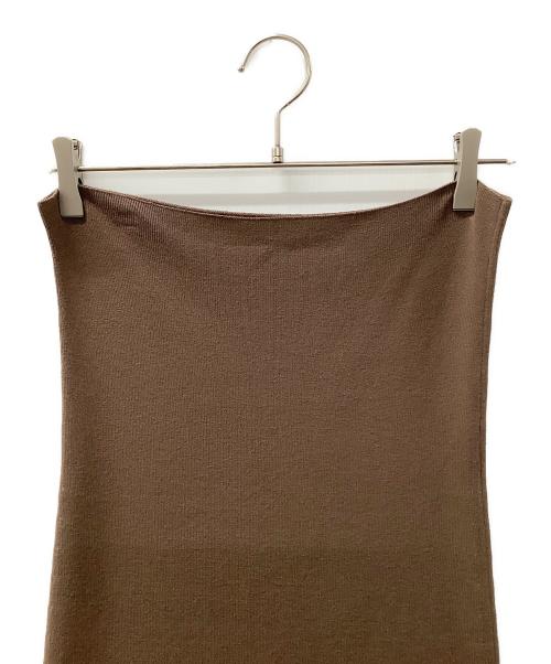 BABYLONE（バビロン）BABYLONE (バビロン) ニットベアOP ブラウン サイズ:F 未使用品の古着・服飾アイテム