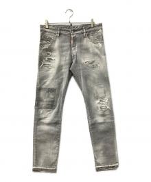DSQUARED2（ディースクエアード）の古着「デニムパンツ」｜グレー