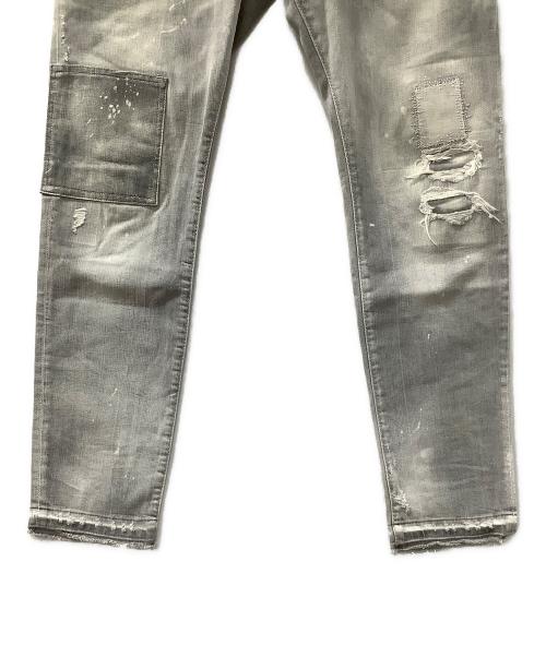 DSQUARED2（ディースクエアード）DSQUARED2 (ディースクエアード) デニムパンツ グレー サイズ:48の古着・服飾アイテム