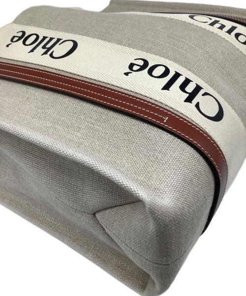 Chloe（クロエ）Chloe (クロエ) トートバッグ ブラウン×ベージュの古着・服飾アイテム