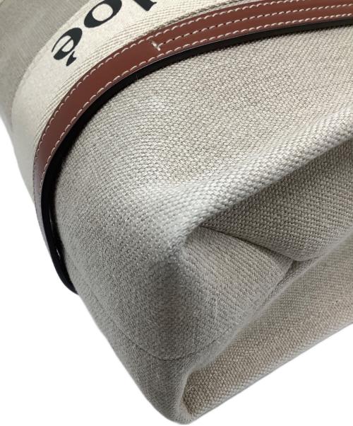 Chloe（クロエ）Chloe (クロエ) トートバッグ ブラウン×ベージュの古着・服飾アイテム