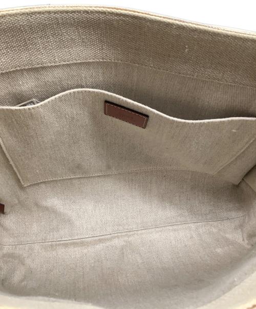 Chloe（クロエ）Chloe (クロエ) トートバッグ ブラウン×ベージュの古着・服飾アイテム