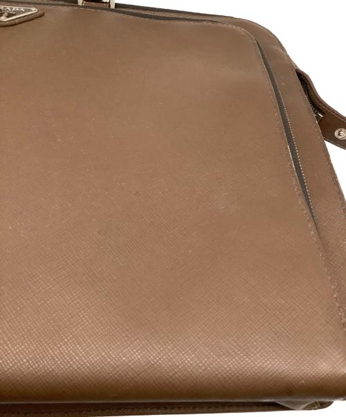 PRADA（プラダ）PRADA (プラダ) ブリーフケース ブラウンの古着・服飾アイテム