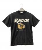 RHUDEルード）の古着「Tシャツ」｜ブラック