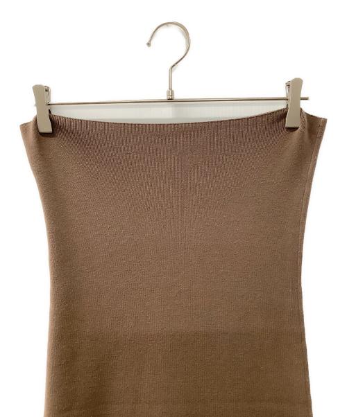 BABYLONE（バビロン）BABYLONE (バビロン) ニットベアOP ブラウン サイズ:F 未使用品の古着・服飾アイテム