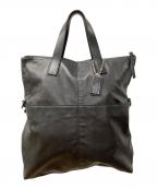 COACHコーチ）の古着「トンプソンショルダーバッグ」｜ブラック