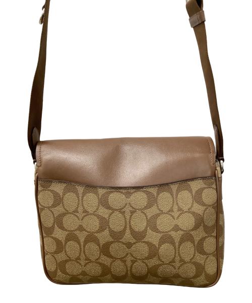 COACH（コーチ）COACH (コーチ) シグネチャー ブラウン×ベージュの古着・服飾アイテム