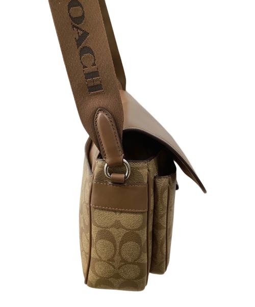 COACH（コーチ）COACH (コーチ) シグネチャー ブラウン×ベージュの古着・服飾アイテム