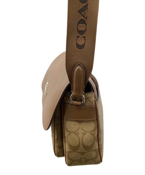 COACH（コーチ）COACH (コーチ) シグネチャー ブラウン×ベージュの古着・服飾アイテム